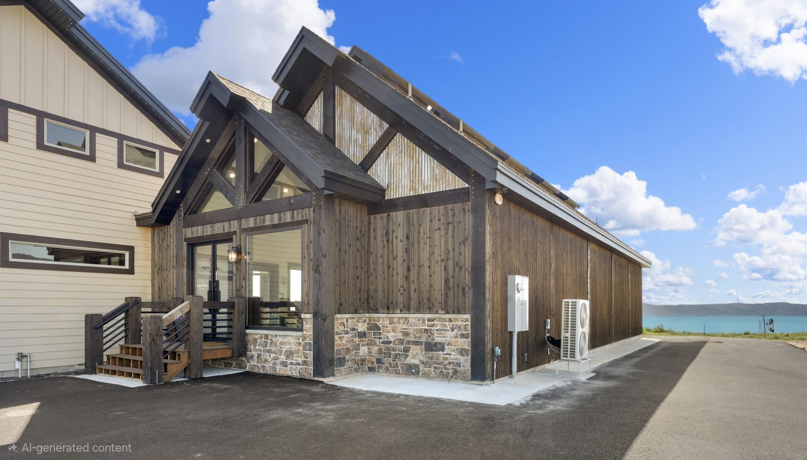 The Woodhall Way exterior with Bear Lake views